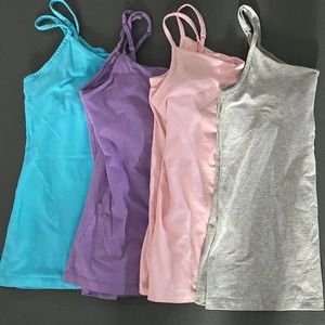 Oscar de la Renta spaggeto strap tank tops/camisoles